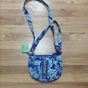 Vera Bradley Blue Floral Crossbody Bag